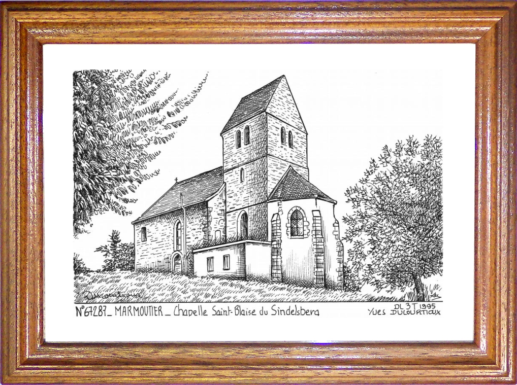 N 67287 - MARMOUTIER - chapelle st blaise du sindelsb
