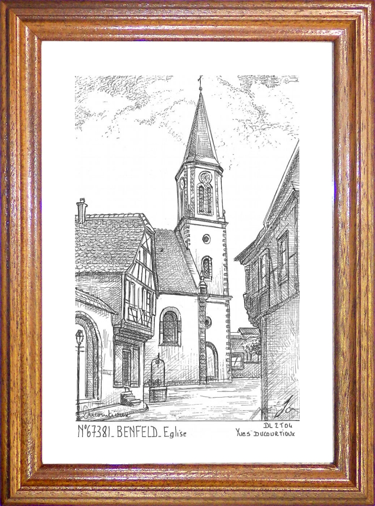 N 67381 - BENFELD - glise