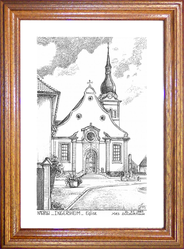 N 68261 - INGERSHEIM - glise