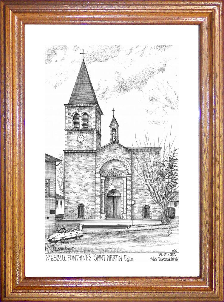 N 69210 - FONTAINES ST MARTIN - glise
