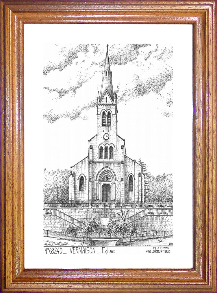 N 69240 - VERNAISON - glise