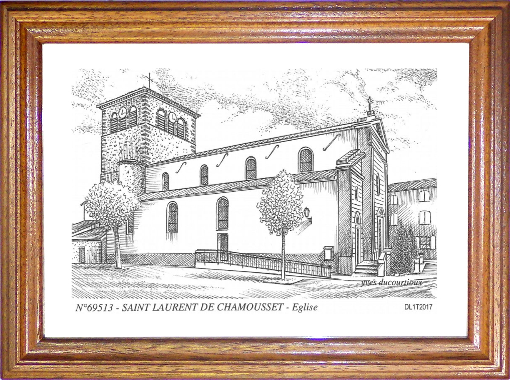 N 69513 - ST LAURENT DE CHAMOUSSET - glise