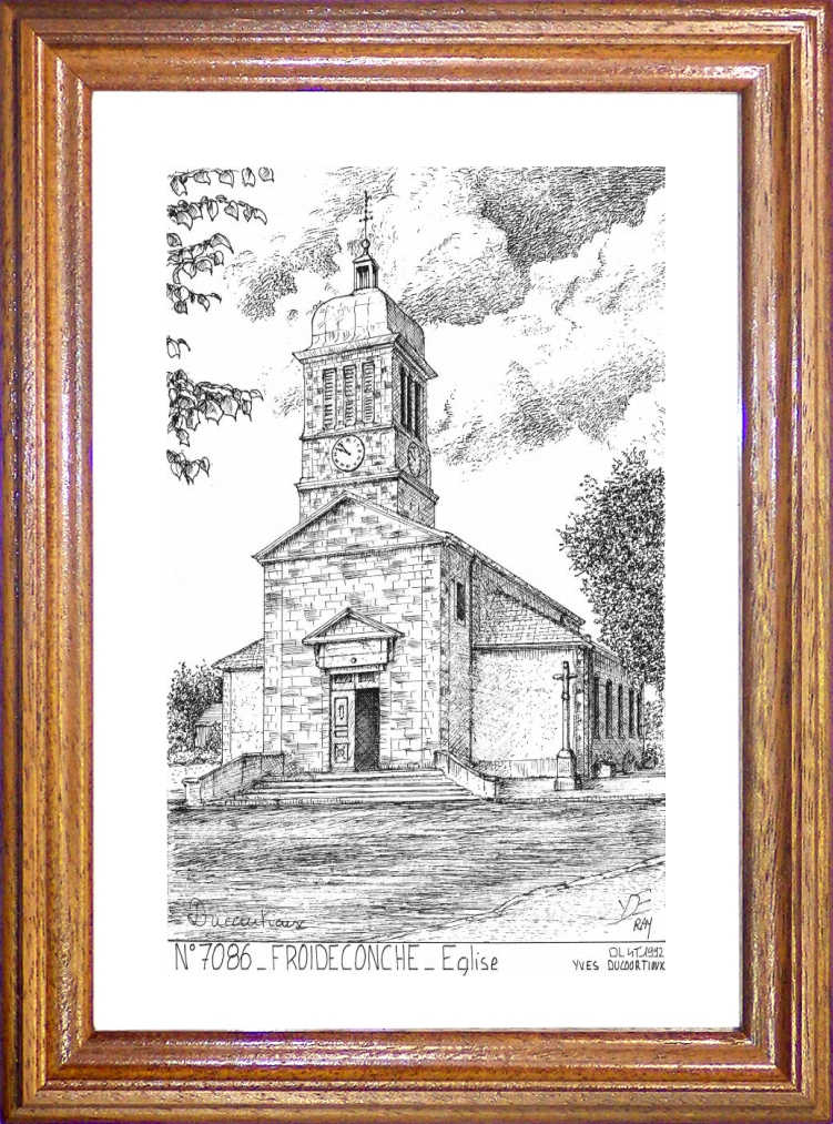 N 70086 - FROIDECONCHE - glise