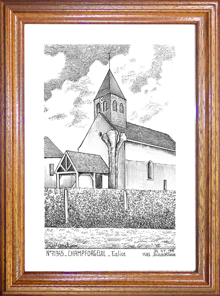 N 71345 - CHAMPFORGEUIL - glise