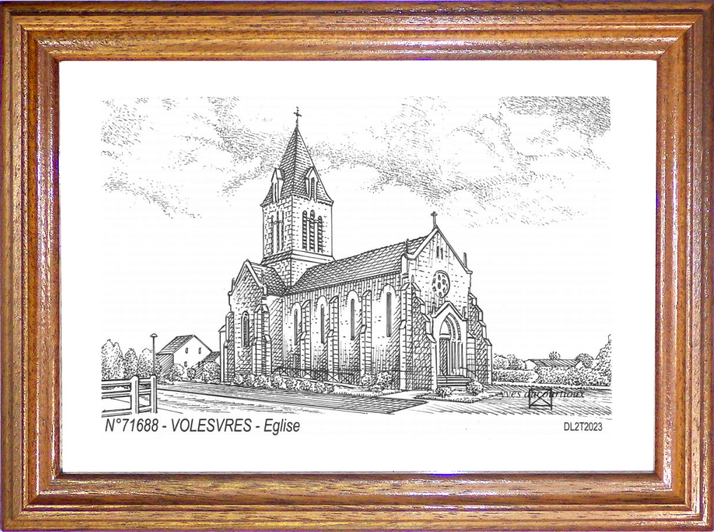 N 71688 - VOLESVRES - glise