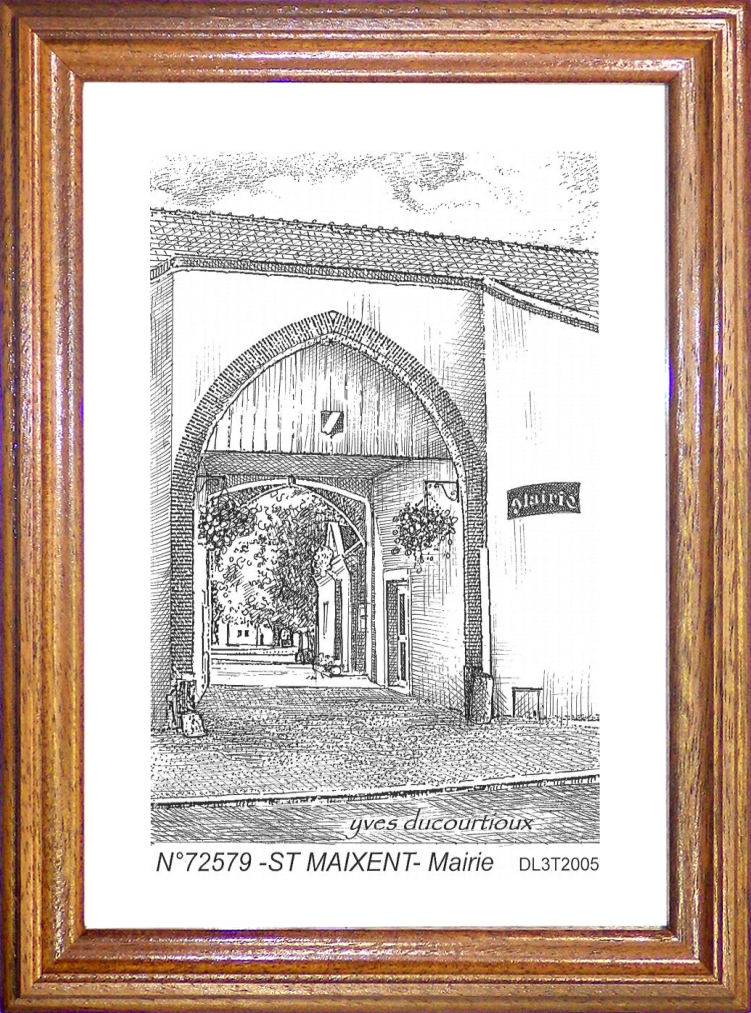 N 72579 - ST MAIXENT - mairie