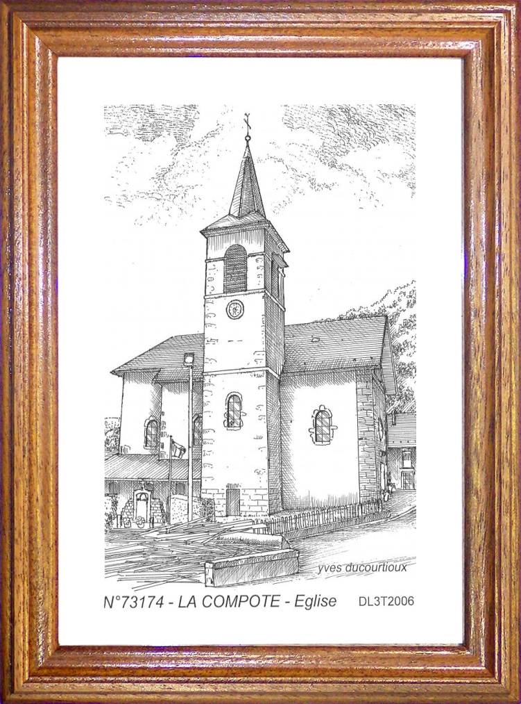 N 73174 - LA COMPOTE - église