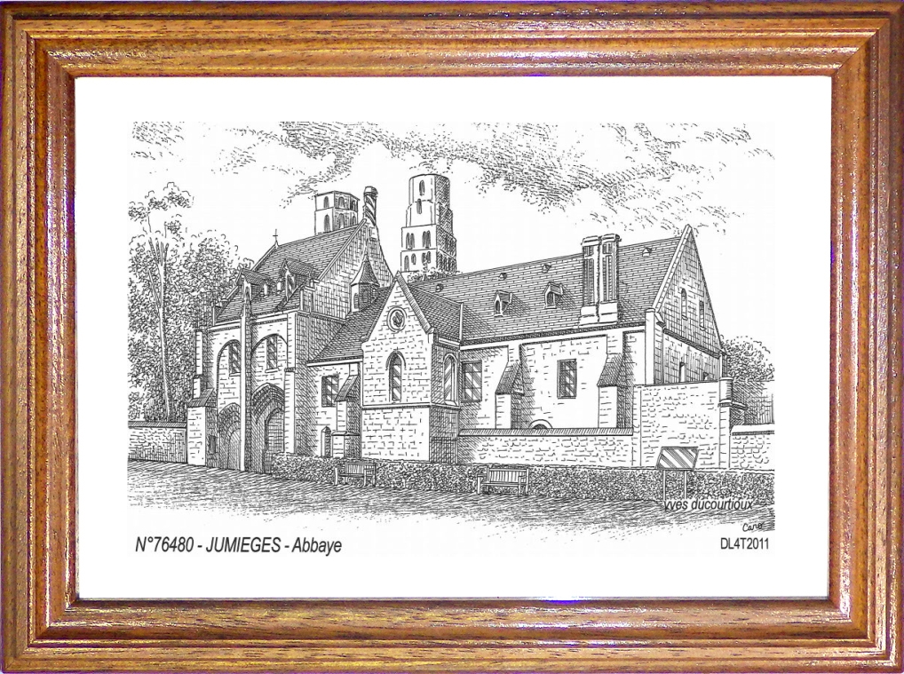N 76480 - JUMIEGES - abbaye