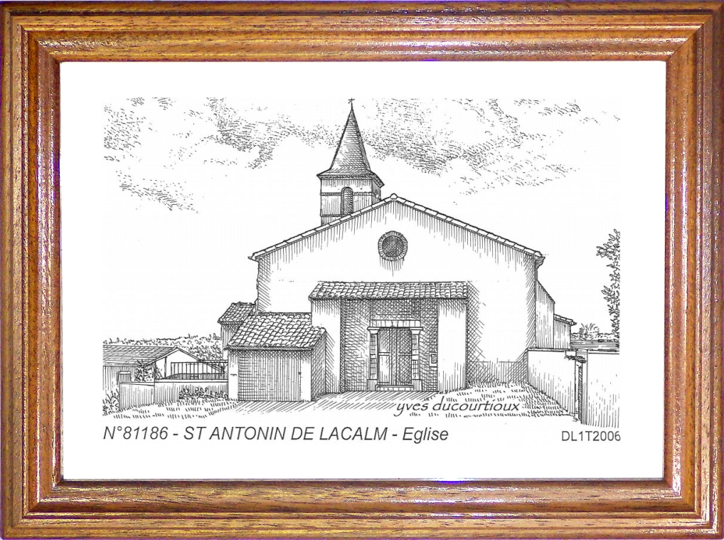 N 81186 - ST ANTONIN DE LACALM - église