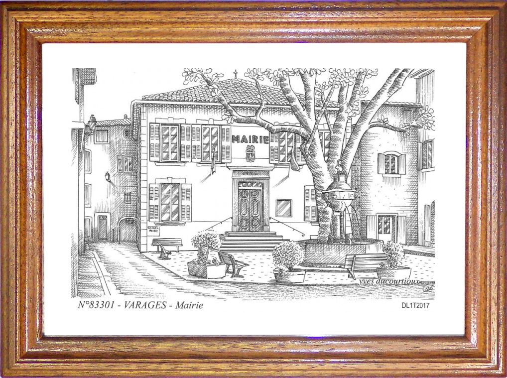 N 83301 - VARAGES - mairie