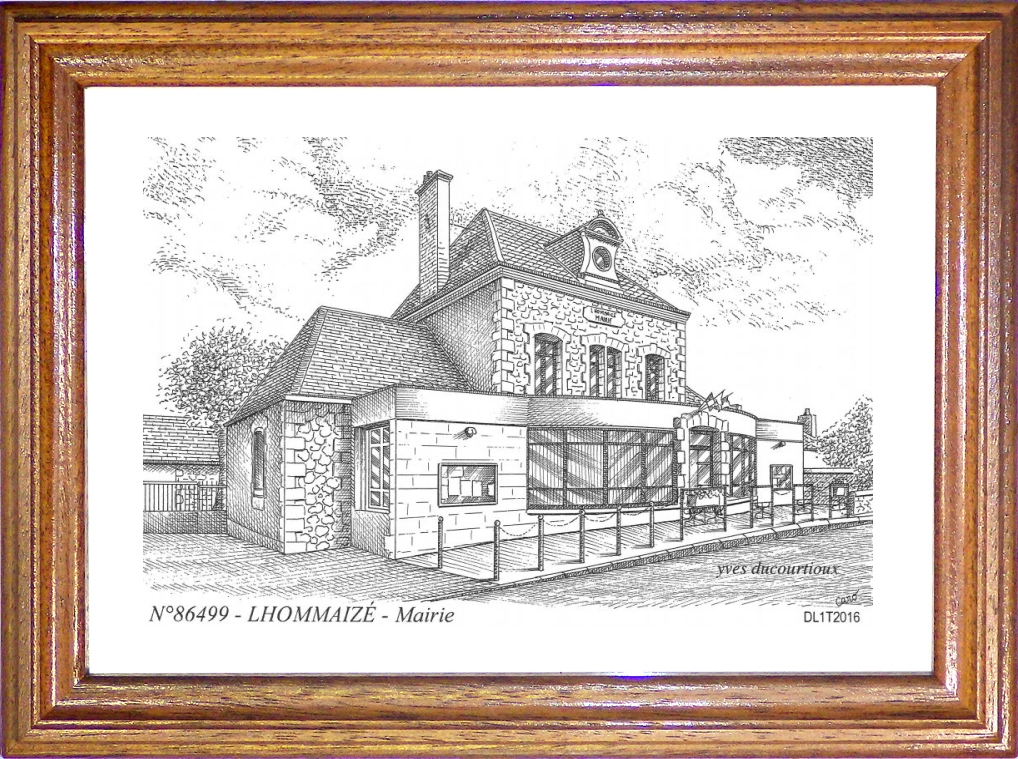 N 86499 - LHOMMAIZE - mairie