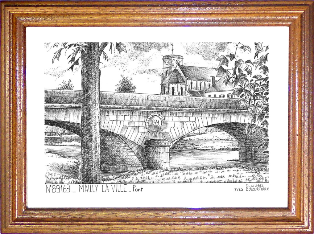 N 89163 - MAILLY LA VILLE - pont