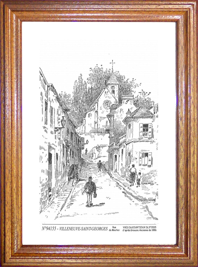 N 94155 - VILLENEUVE ST GEORGES - rue du moutiet