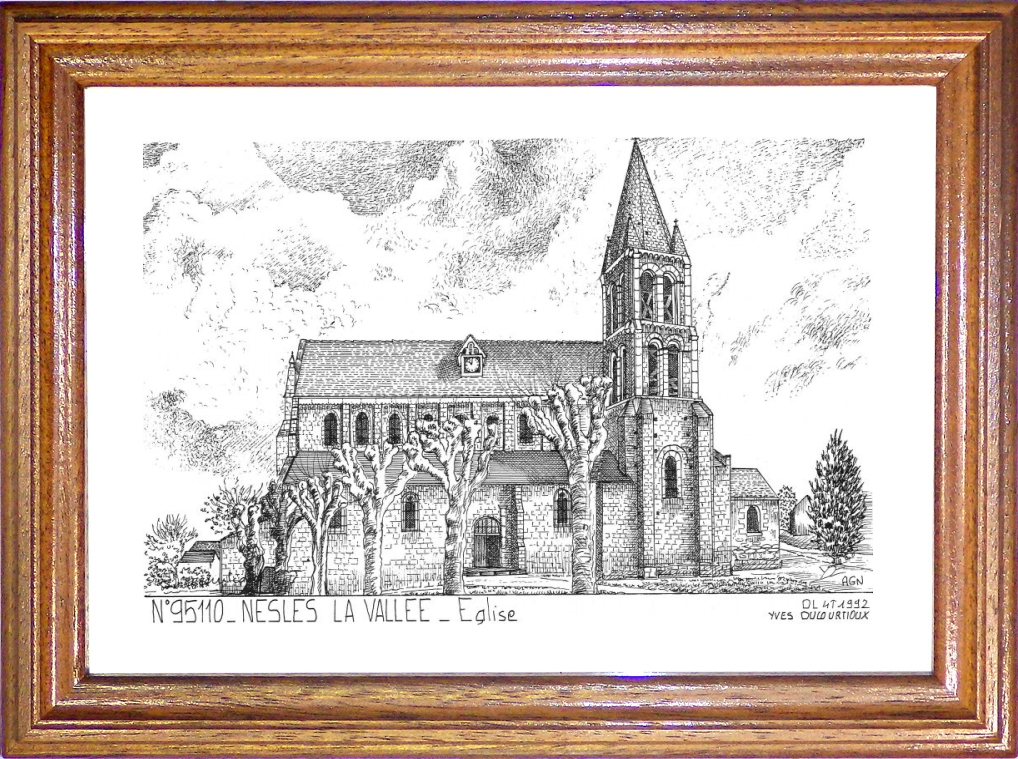 N 95110 - NESLES LA VALLEE - église