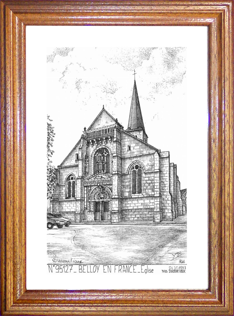 N 95127 - BELLOY EN FRANCE - glise